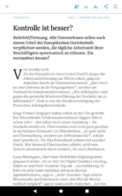 Halterner Zeitung eZeitung android App screenshot 0