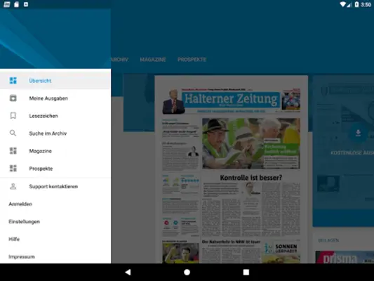 Halterner Zeitung eZeitung android App screenshot 9