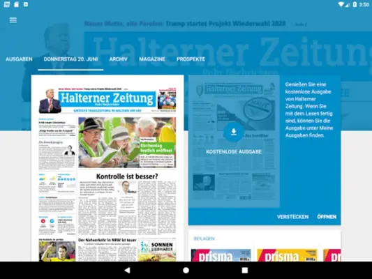 Halterner Zeitung eZeitung android App screenshot 10