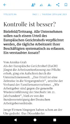 Halterner Zeitung eZeitung android App screenshot 11