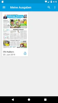 Halterner Zeitung eZeitung android App screenshot 13