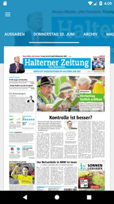 Halterner Zeitung eZeitung android App screenshot 15