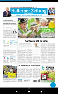 Halterner Zeitung eZeitung android App screenshot 1