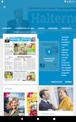 Halterner Zeitung eZeitung android App screenshot 4